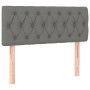 Cama box spring con colchón tela gris oscuro 100x200 cm de vidaXL, Camas y somieres - Ref: Foro24-3140274, Precio: 316,54 €, ...