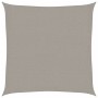 Toldo de vela cuadrado HDPE gris claro 160 g/m² 3,6x3,6 m en Sombrillas | Comprar online en Foru.es