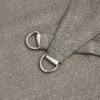 Toldo de vela cuadrado HDPE gris claro 160 g/m² 3,6x3,6 m en Sombrillas | Comprar online en Foru.es