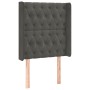 Cama box spring colchón y LED terciopelo gris oscuro 80x200 cm de vidaXL, Camas y somieres - Ref: Foro24-3139710, Precio: 359...
