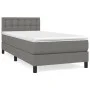 Boxspringbett mit dunkelgrauer Stoffmatratze 100x200 cm von vidaXL, Betten und Lattenroste - Ref: Foro24-3140354, Preis: 313,...