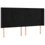 Cama box spring colchón y LED terciopelo negro 200x200 cm de vidaXL, Camas y somieres - Ref: Foro24-3139705, Precio: 647,97 €...