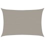 Toldo de vela rectangular HDPE gris claro 160 g/m² 5x6 m en Sombrillas | Comprar online en Foru.es