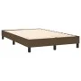 Box spring bed with dark brown fabric mattress 120x200 cm by vidaXL, Beds and slatted bases - Ref: Foro24-3140364, Price: 357...