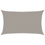 Toldo de vela rectangular HDPE gris claro 160 g/m² 5x8 m en Sombrillas | Comprar online en Foru.es