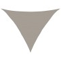 Toldo de vela triangular HDPE gris claro 160 g/m² 5x5x6 m en Sombrillas | Comprar online en Foru.es