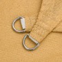 Toldo de vela cuadrado HDPE arena 160 g/m² 2,5x2,5 m en Sombrillas | Comprar online en Foru.es