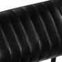 Silla mecedora de cuero auténtico negro de vidaXL, Mecedoras - Ref: Foro24-282905, Precio: 156,84 €, Descuento: %