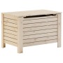 Caja de almacenaje con tapa RANA madera maciza pino 80x49x54 cm en Baúles de almacenamiento | Comprar online en Foru.es