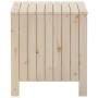 Caja de almacenaje con tapa RANA madera maciza pino 60x49x54 cm en Baúles de almacenamiento | Comprar online en Foru.es