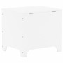 Caja de almacenaje y tapa RANA madera maciza blanca 60x49x54 cm en Baúles de almacenamiento | Comprar online en Foru.es