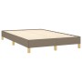 Cama box spring con colchón tela gris taupe 120x200 cm de vidaXL, Camas y somieres - Ref: Foro24-3140445, Precio: 365,69 €, D...
