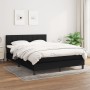 Cama box spring con colchón tela negro 140x190 cm de vidaXL, Camas y somieres - Ref: Foro24-3140051, Precio: 437,68 €, Descue...