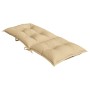 Cojines silla respaldo alto 2 uds tela beige melange 120x50x7cm en Decoración | Comprar online en Foru.es
