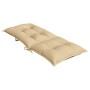 Cojines silla respaldo alto 6 uds tela beige melange 120x50x7cm en Decoración | Comprar online en Foru.es