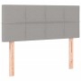 Cama box spring con colchón tela gris claro 120x200 cm de vidaXL, Camas y somieres - Ref: Foro24-3140041, Precio: 371,66 €, D...
