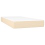 Cama box spring con colchón tela color crema 200x200 cm de vidaXL, Camas y somieres - Ref: Foro24-3140486, Precio: 545,02 €, ...