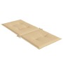 Cojines silla respaldo alto 2 uds tela beige melange 120x50x4cm en Decoración | Comprar online en Foru.es