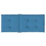 Cojines silla respaldo alto 6 uds tela azul melange 120x50x4 cm en Decoración | Comprar online en Foru.es