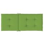 Cojines silla respaldo alto 4 uds tela verde melange 120x50x4cm en Decoración | Comprar online en Foru.es