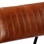 Silla mecedora de cuero auténtico marrón de vidaXL, Mecedoras - Ref: Foro24-282903, Precio: 150,51 €, Descuento: %