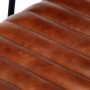 Silla mecedora de cuero auténtico marrón de vidaXL, Mecedoras - Ref: Foro24-282903, Precio: 150,51 €, Descuento: %