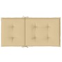 Cojines silla respaldo bajo 6 ud tela beige melange 100x50x4 cm en Decoración | Comprar online en Foru.es