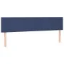 Box spring bed with blue fabric mattress 200x200 cm by vidaXL, Beds and slatted bases - Ref: Foro24-3139927, Price: 571,11 €,...