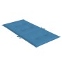 Cojines silla respaldo bajo 6 ud tela azul melange 100x50x4 cm en Decoración | Comprar online en Foru.es
