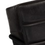 Sillón de cuero auténtico negro de vidaXL, Sillones - Ref: Foro24-284413, Precio: 220,56 €, Descuento: %