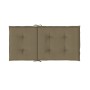 Cojines silla respaldo bajo 6 ud tela taupe melange 100x50x4 cm en Decoración | Comprar online en Foru.es