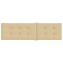 Cojín para tumbona tela beige melange (75+105) x 50 x 4 cm en Decoración | Comprar online en Foru.es
