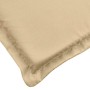 Cojín para tumbona tela beige melange (75+105) x 50 x 4 cm en Decoración | Comprar online en Foru.es