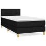 Cama box spring con colchón tela negro 100x200 cm de vidaXL, Camas y somieres - Ref: Foro24-3140595, Precio: 303,75 €, Descue...