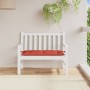 Cojín para banco de jardín tela rojo melange 100x50x7 cm en Decoración | Comprar online en Foru.es