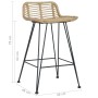 Taburetes de cocina 2 unidades ratán natural de vidaXL, Taburetes de cocina - Ref: Foro24-285232, Precio: 233,35 €, Descuento: %