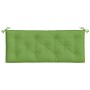 Cojín para banco de jardín tela verde melange 120x50x7 cm en Decoración | Comprar online en Foru.es