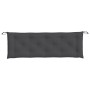Cojín para banco jardín tela gris antracita melange 150x50x7 cm en Decoración | Comprar online en Foru.es