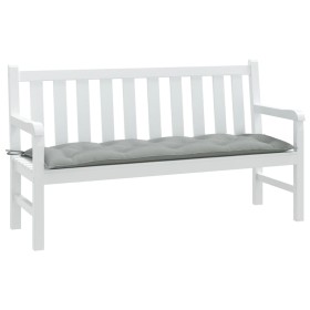 Cojín para banco de jardín tela gris claro melange 150x50x7 cm en Decoración | Comprar online en Foru.es