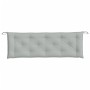Cojín para banco de jardín tela gris claro melange 150x50x7 cm en Decoración | Comprar online en Foru.es
