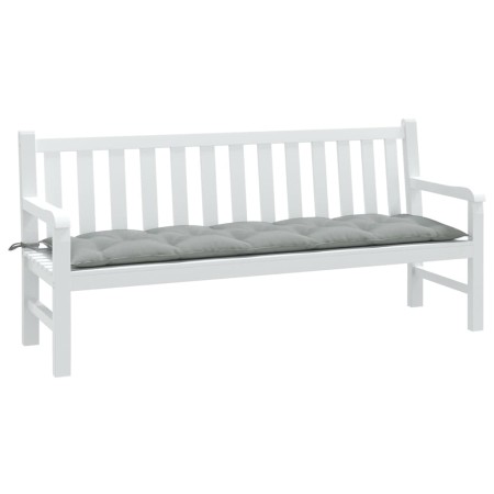Cojín para banco de jardín tela gris claro melange 180x50x7 cm en Decoración | Comprar online en Foru.es