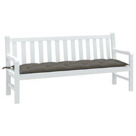 Cojín para banco de jardín tela gris oscuro melange 180x50x7 cm en Decoración | Comprar online en Foru.es