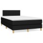 Cama box spring con colchón tela negro 120x200 cm de vidaXL, Camas y somieres - Ref: Foro24-3140763, Precio: 374,23 €, Descue...