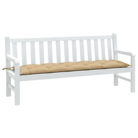 Cojín para banco de jardín tela beige melange 180x50x7 cm en Decoración | Comprar online en Foru.es