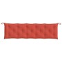 Cojín para banco de jardín tela rojo melange 180x50x7 cm en Decoración | Comprar online en Foru.es