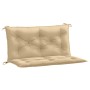 Cojines para banco jardín 2 uds tela beige melange 100x50x7 cm en Decoración | Comprar online en Foru.es