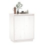 Aparador de madera maciza de pino blanco 60x34x75 cm de vidaXL, Aparadores - Ref: Foro24-813346, Precio: 84,75 €, Descuento: %