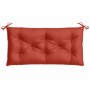 Cojines para banco jardín 2 uds tela rojo melange 100x50x7 cm en Decoración | Comprar online en Foru.es