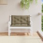 Cojines banco jardín 2 uds tela gris taupe melange 100x50x7 cm en Decoración | Comprar online en Foru.es
