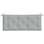 Cojines banco jardín 2 uds tela gris claro melange 120x50x7 cm en Decoración | Comprar online en Foru.es